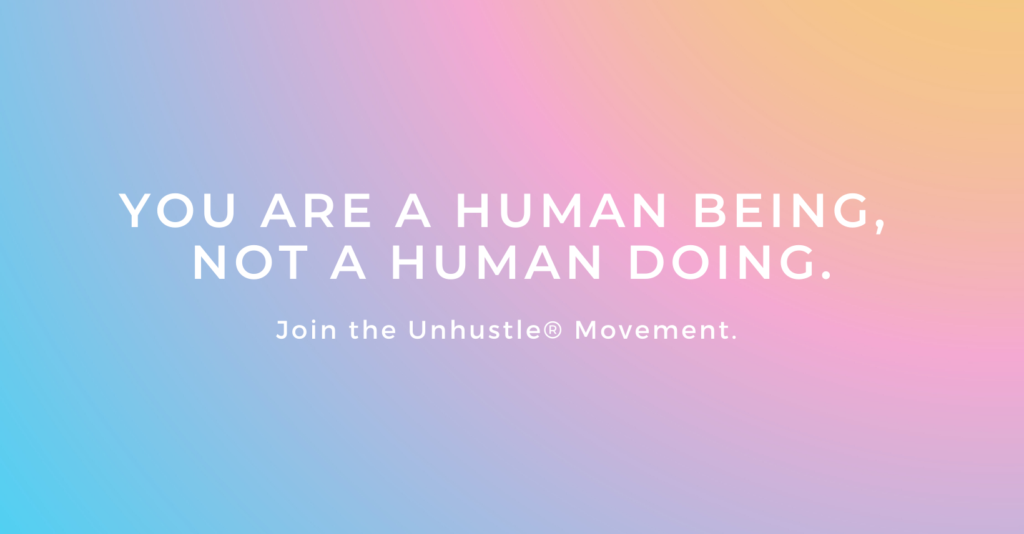 Unhustle email sign up